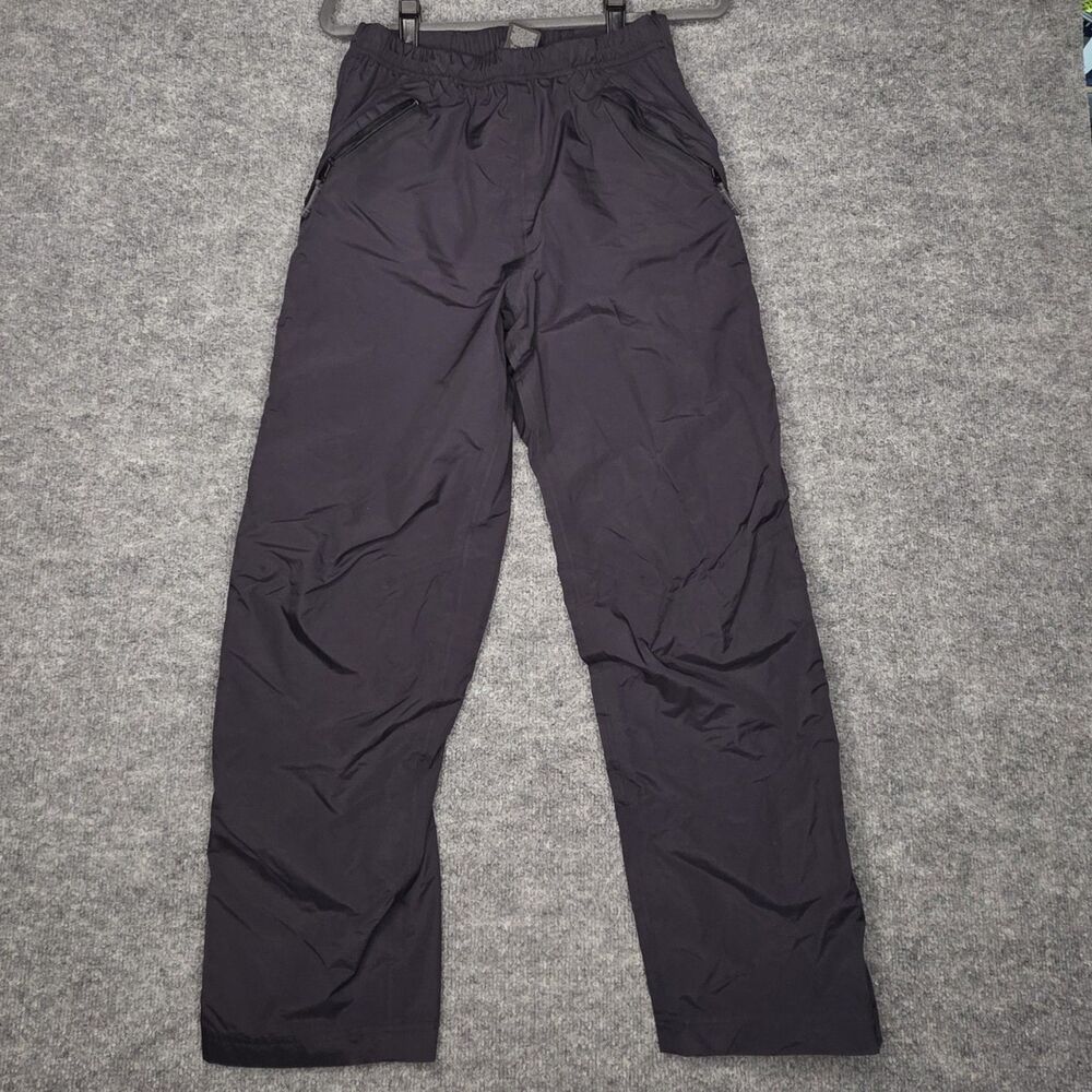 REI Rain Pants Women's Medium Full Zip Black Waterproof Hiking Gorpcore